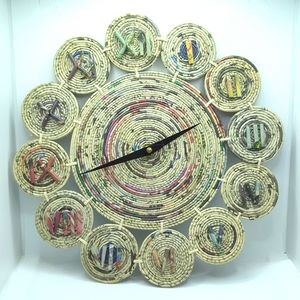 Newspaper Craft Clock